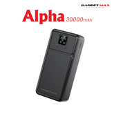 GADGET MAX - GB103 Alpha Series 30000mAh Power Bank - Black